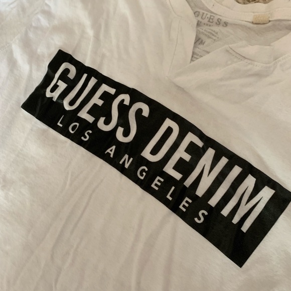 Guess denim Los Angeles white T-shirt - Picture 4 of 6